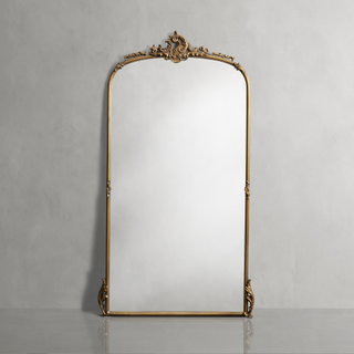 A gold mirror