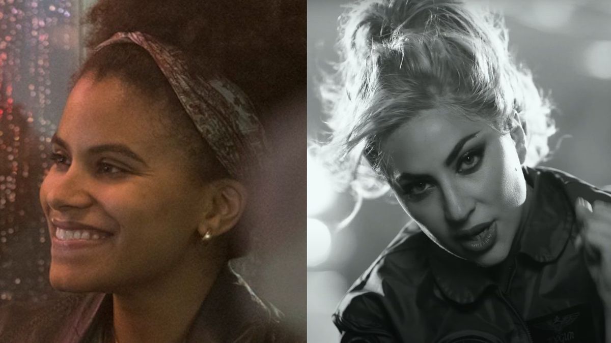 Lady Gaga and Zazie Beetz side by side