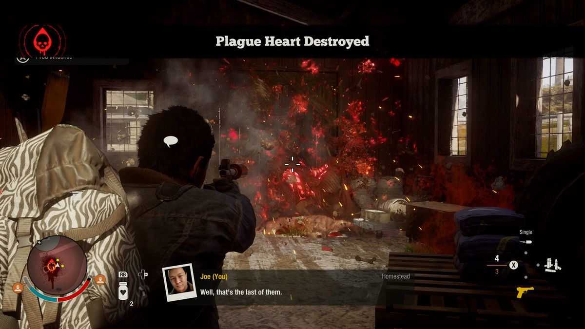 State of Decay 2 tips and tricks How to deal with Plague Hearts and