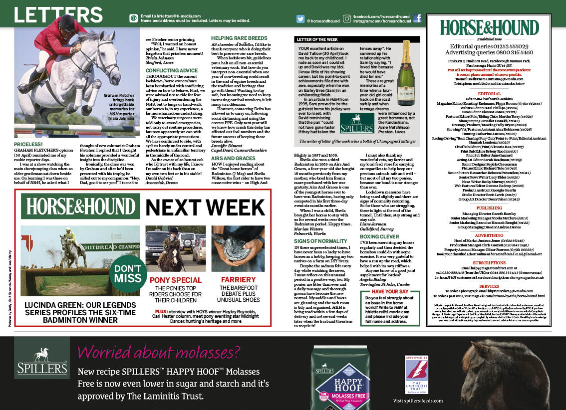 Letters and NWB 28 May 2020
