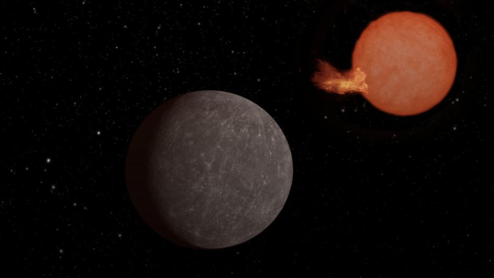 Earth-size planet discovered around cool red dwarf star shares its name with a biscuit