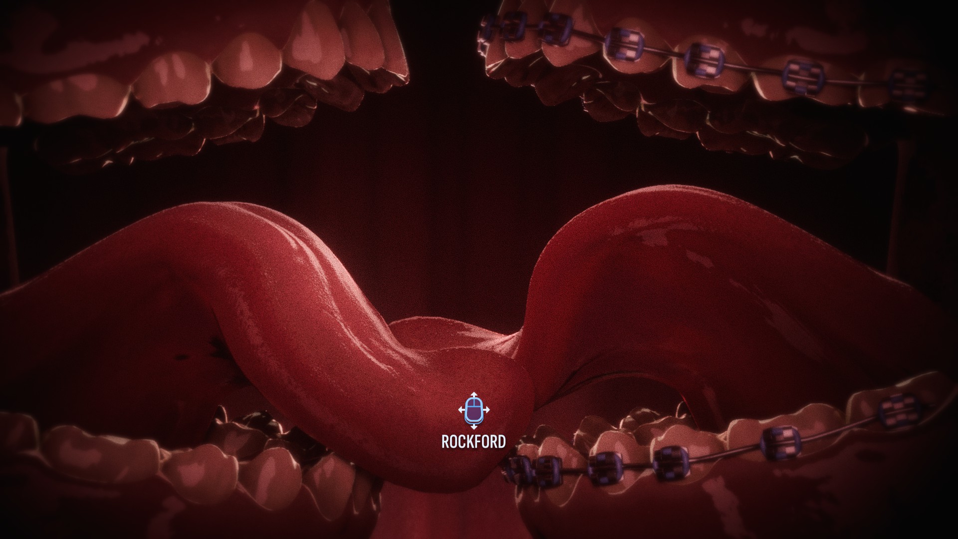 Tongues lashing at each other in a gross-out minigame from Mixtape.