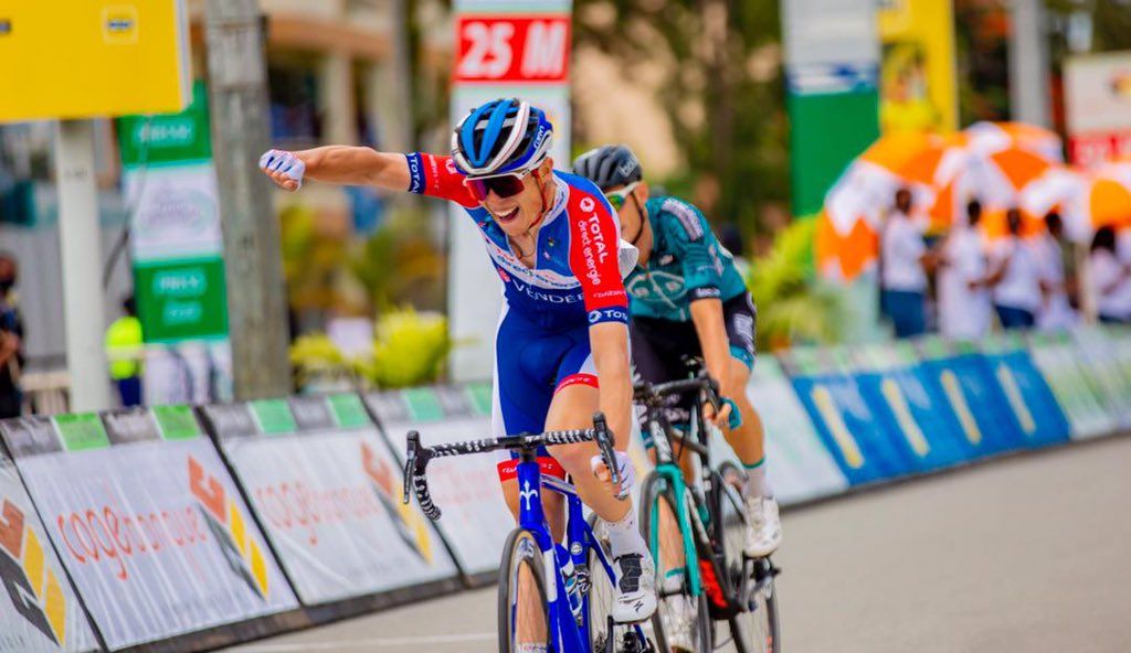 Valentin Ferron (Total Direct Energie) wins stage 4 of Tour du Rwanda