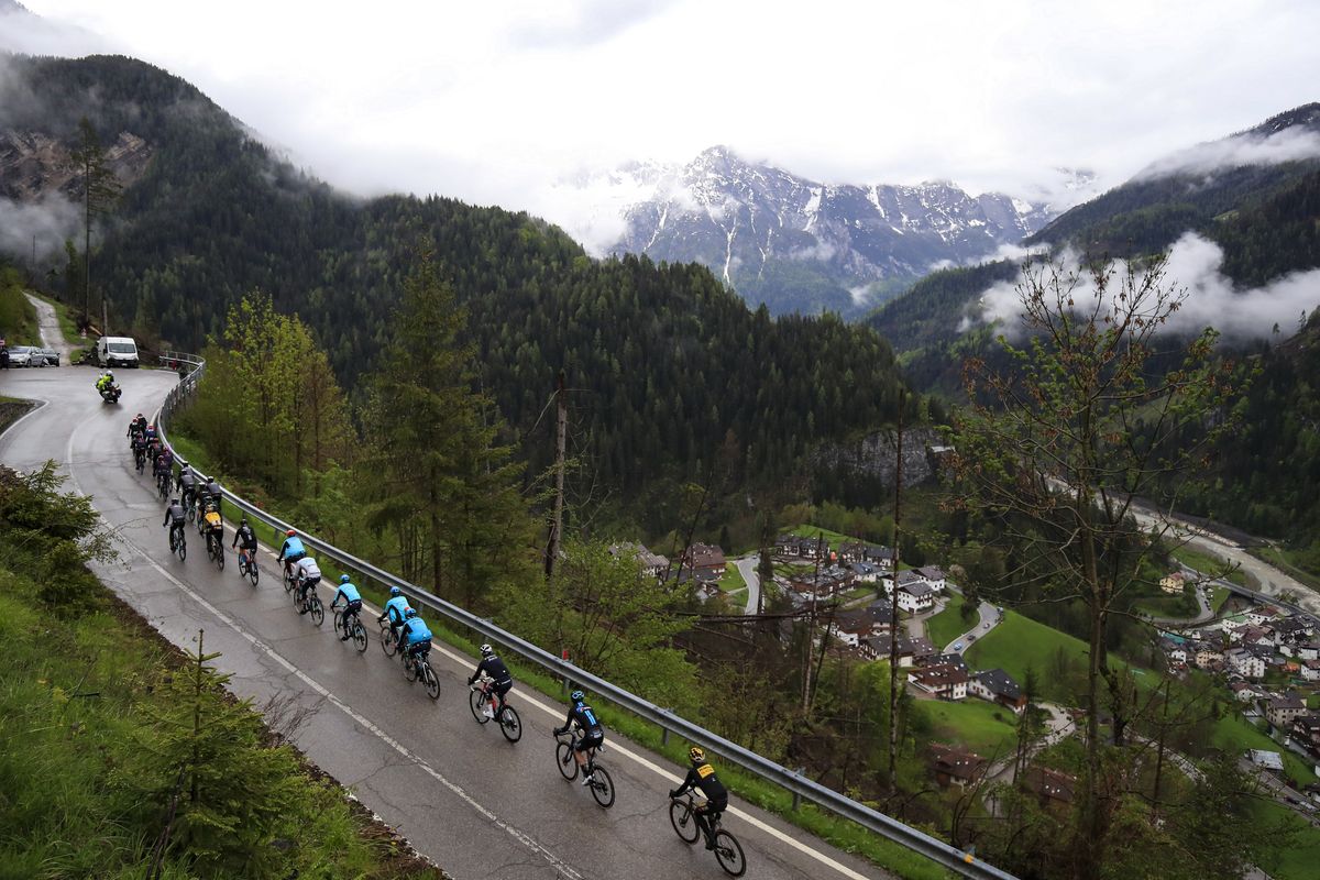 Giro dItalia 2021 104th Edition 16th stage Sacile Cortina dAmpezzo 212 km 24052021 Scenery photo Luca BettiniBettiniPhoto2021