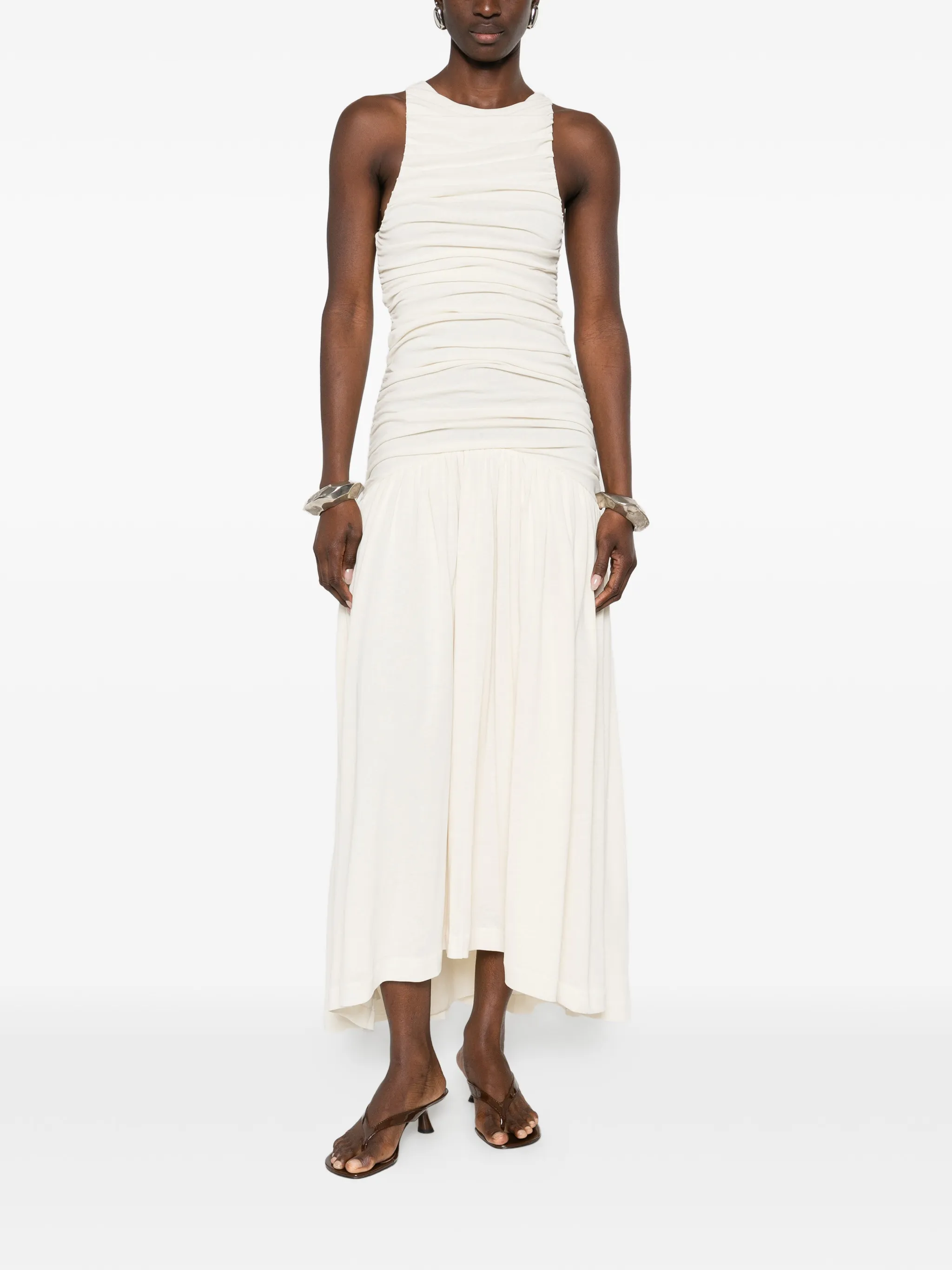 bite studios Evidente Shoulder Midi Dress