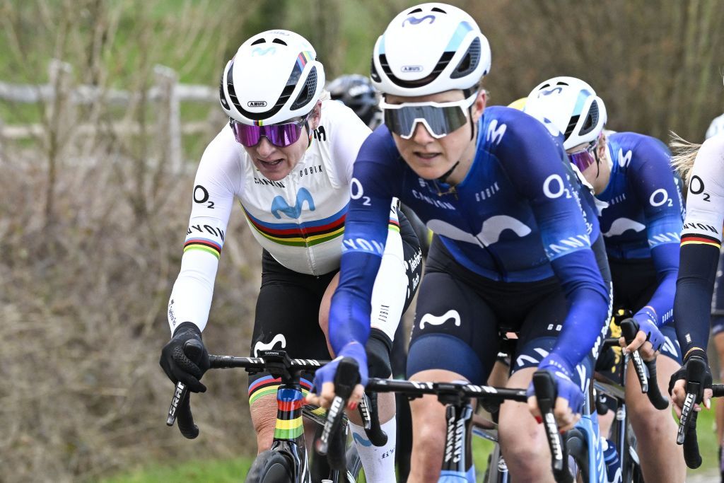 World Champion Annemiek van Vleuten at Omloop Het Nieuwsblad