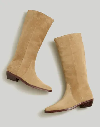 The Antoine Tall Boot in Suede