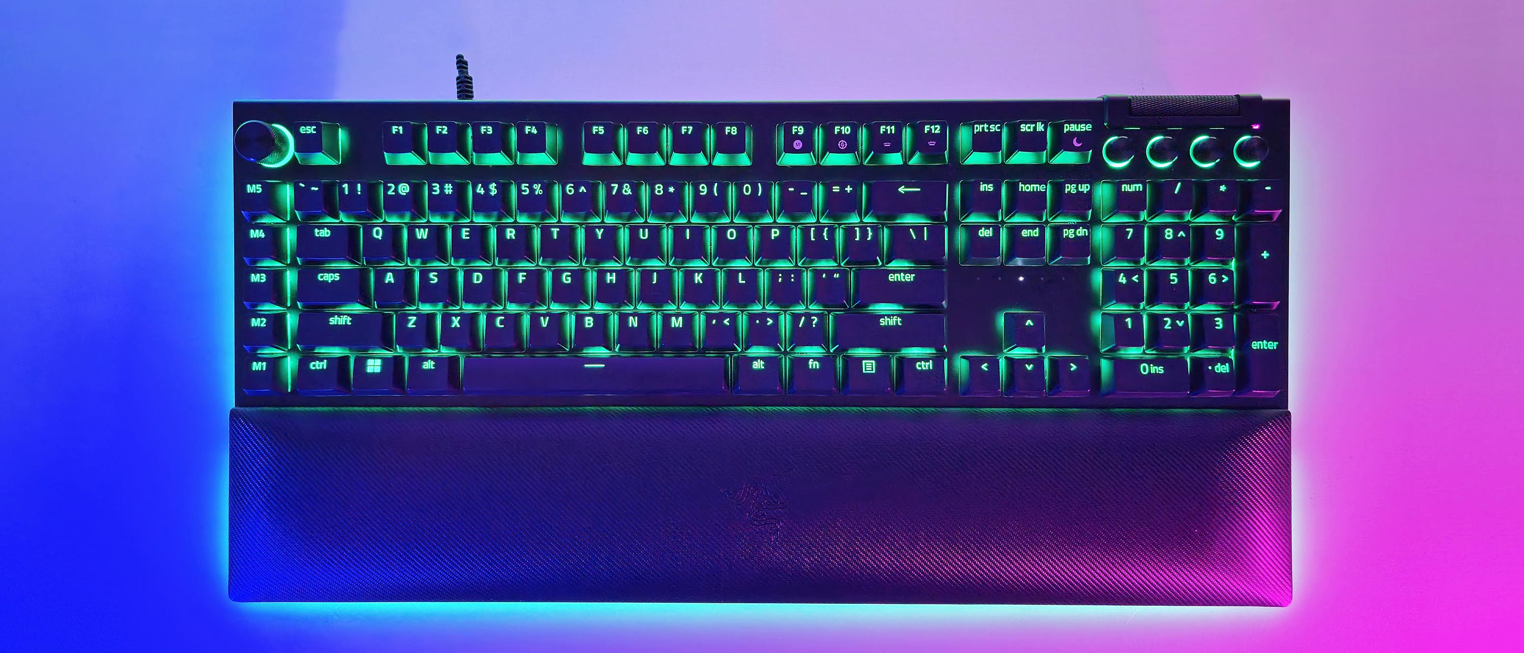 Razer BlackWidow V4 Pro Keyboard review: So much RGB, God may
