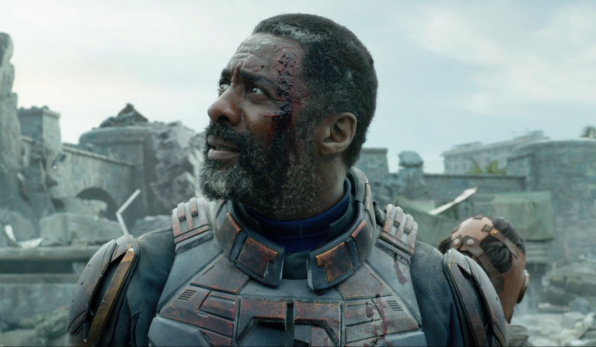Bloodsport looks up with uncertainty in The Suicide Squad.