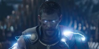 Thor (Chris Hemsworth) unleashes his true power in Thor: Ragnarok (2017)
