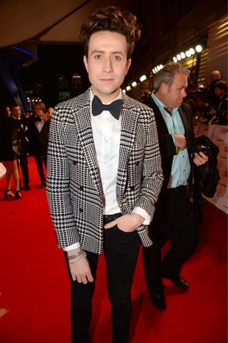 Nick Grimshaw Looks Dapper At The National Television Awards, 2014