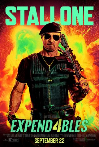 The Expendables 4 character poster featuring Sylvester Stallone