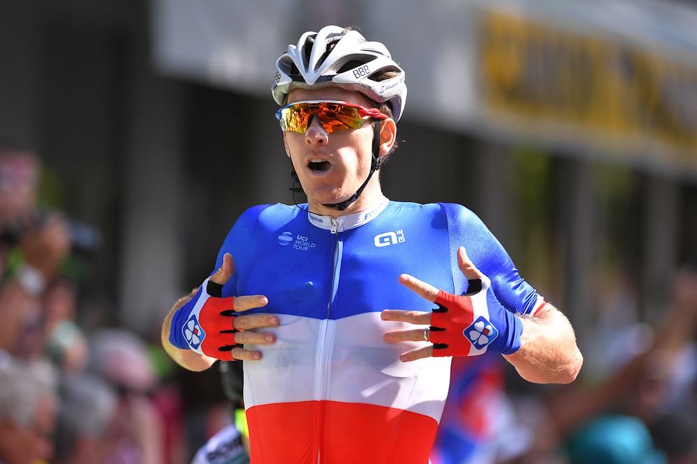 Arnaud Demare wins stage 8 at the Tour de Suisse