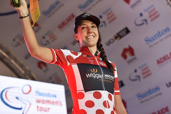 Dani King (Wiggle HIgh5) Santos Women's Tour mountain leader