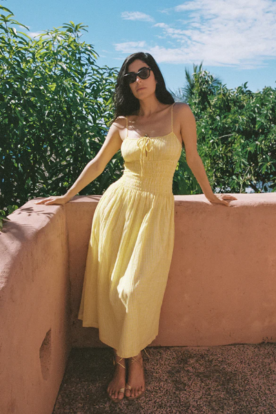 Ciao Lucia , Barbara Sun Gingham Cotton Dress