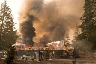 Safeway Open Venue Silverado Devastated By California Wildfires