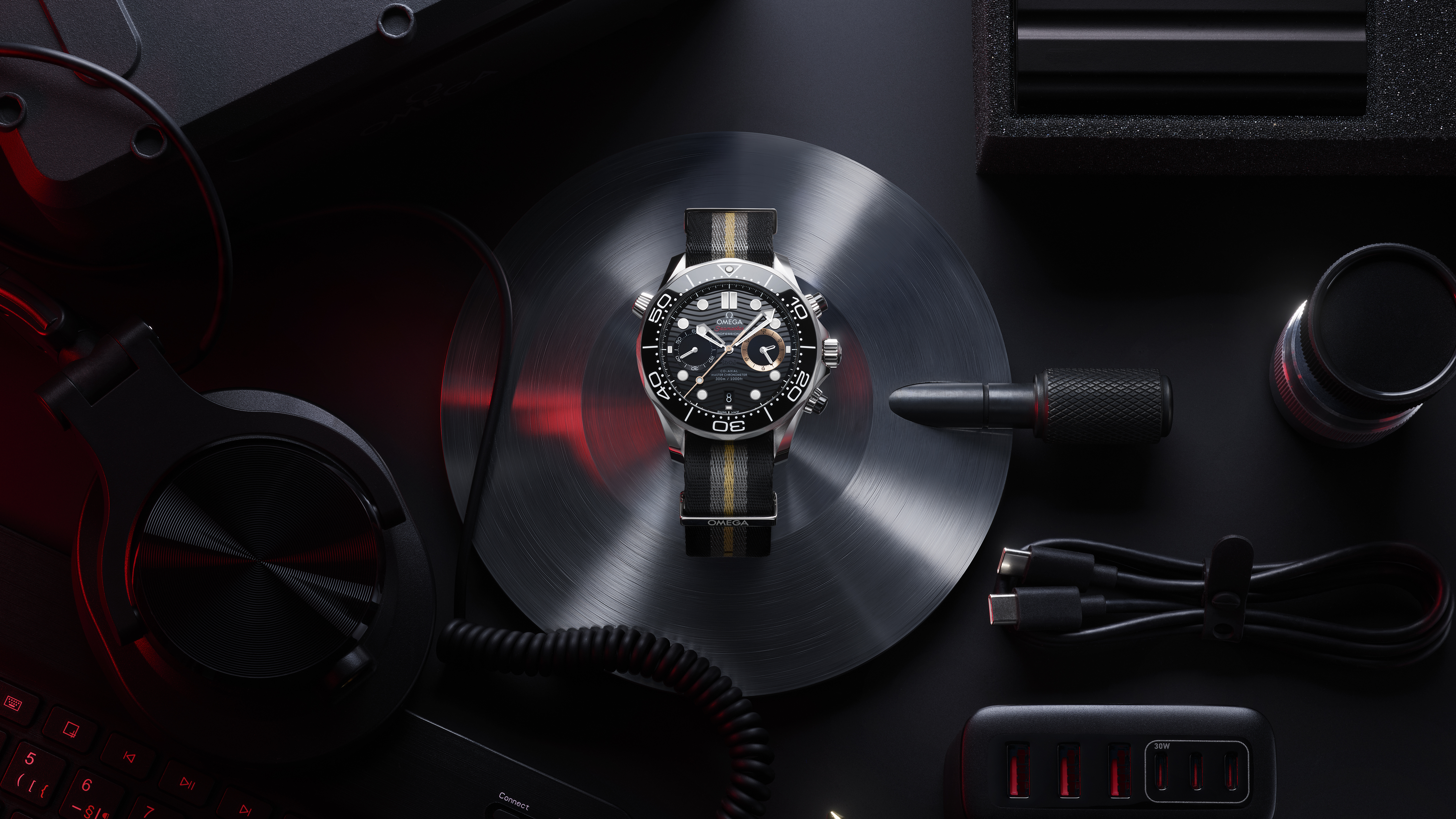 Omega Seamaster Diver 300m Chronograph 007 First Light