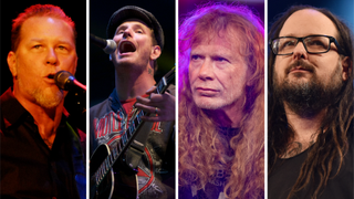 Photos of Metallica, Corey Taylor, Megadeth and Korn onstage