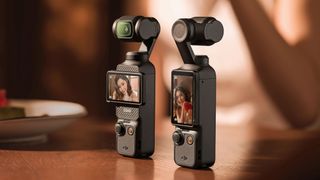 Two DJI Osmo Pocket 3 so you can see that the screen rotates