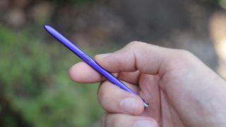 The S Pen supports 4,096 levels of pressure sensitivity