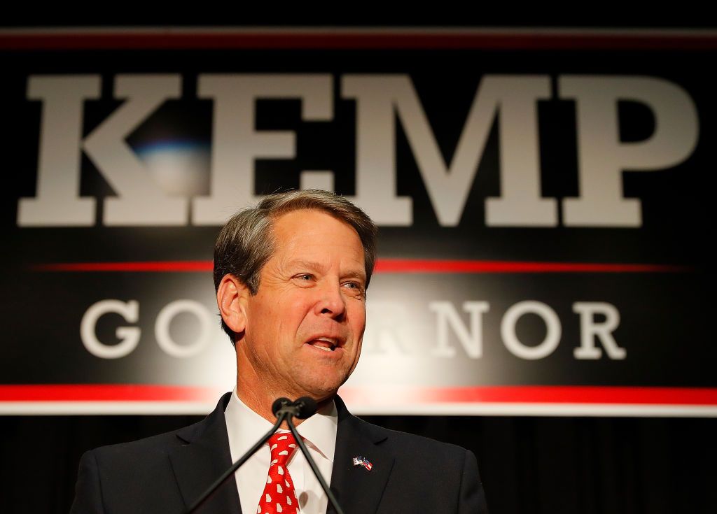 Georgia Gov. Brian Kemp.