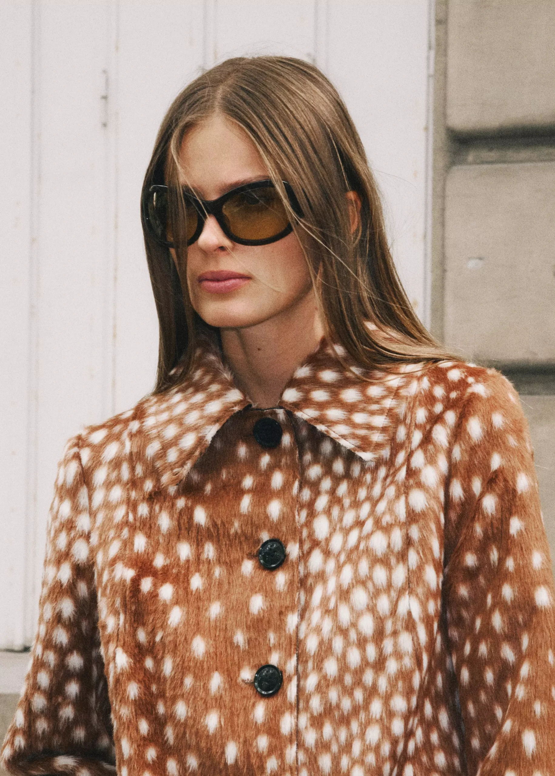 Long Bambi Faux-Fur Coat - Women | Mango Usa