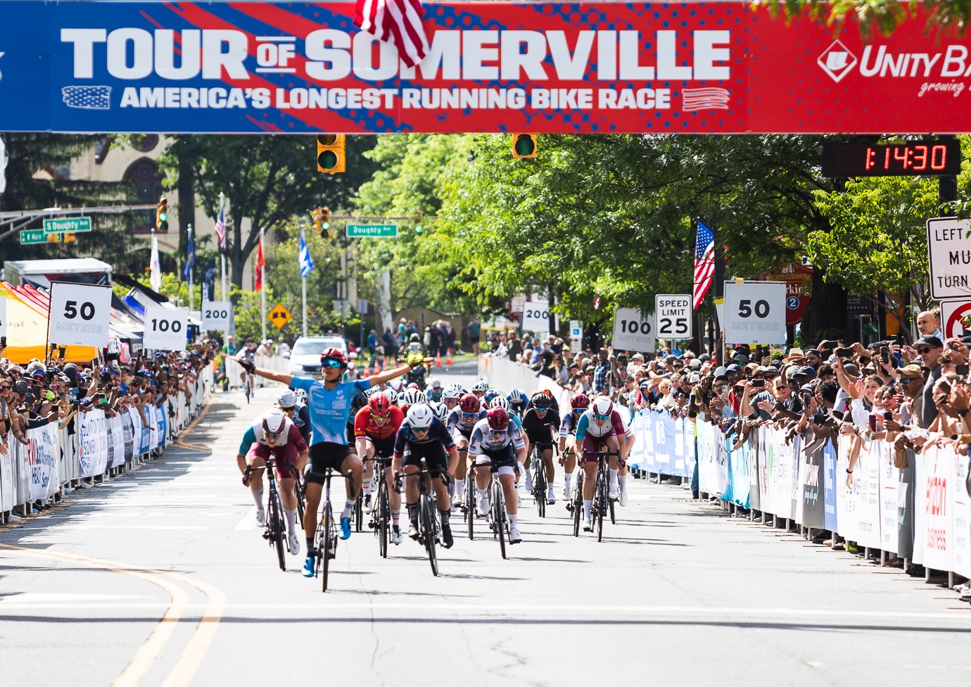 Marlies Mejías (Blue Ridge TWENTY28 da Virgínia) vence o Tour de Somerville pelo segundo ano consecutivo em 2026.