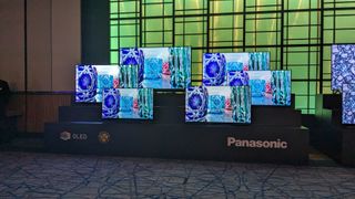 Panasonic 2024 OLED TV lineup on display