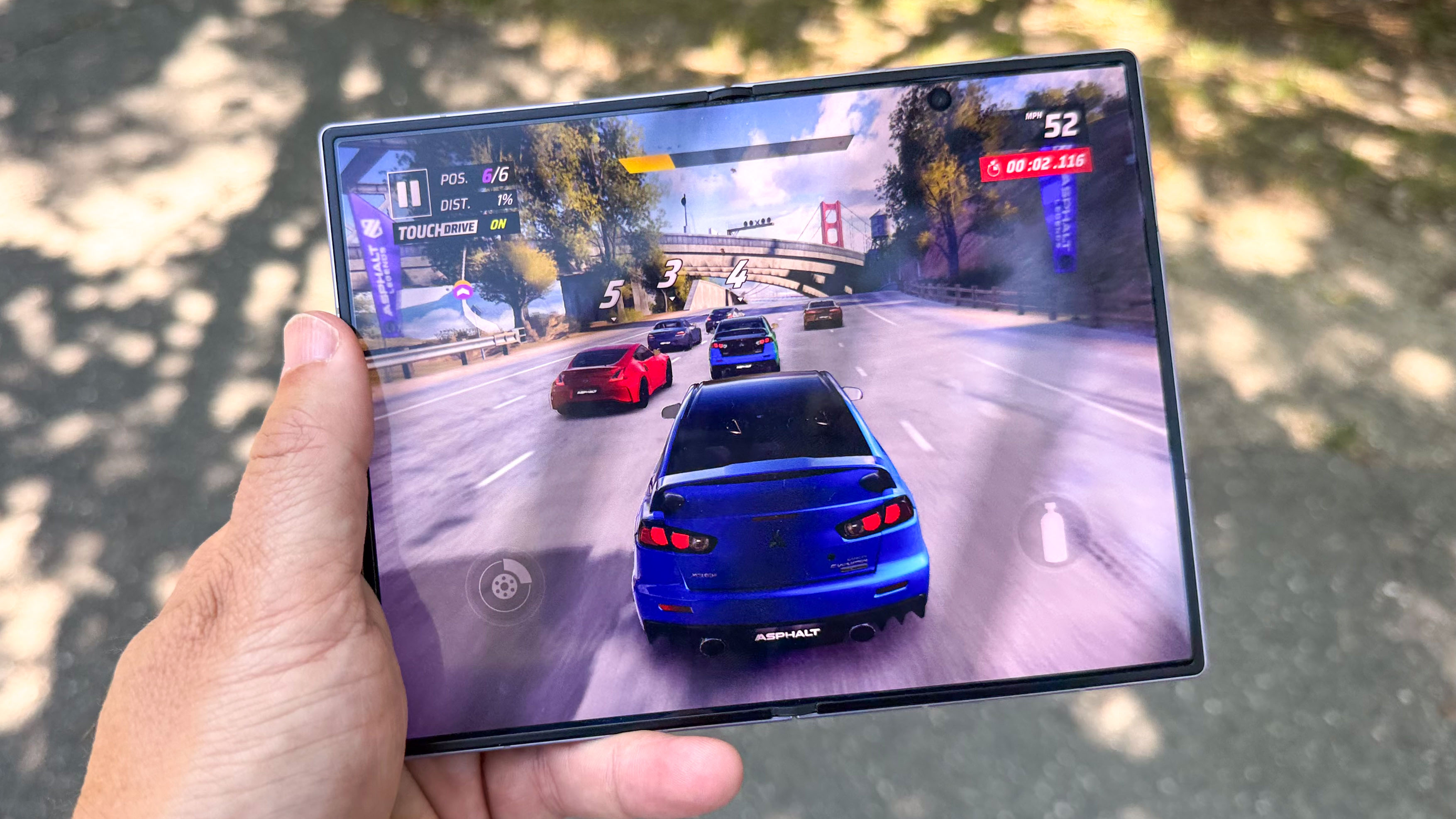 Galaxy Z Fold 8 shown held in-hand