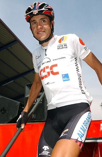 Carlos Sastre (CSC) after sign on