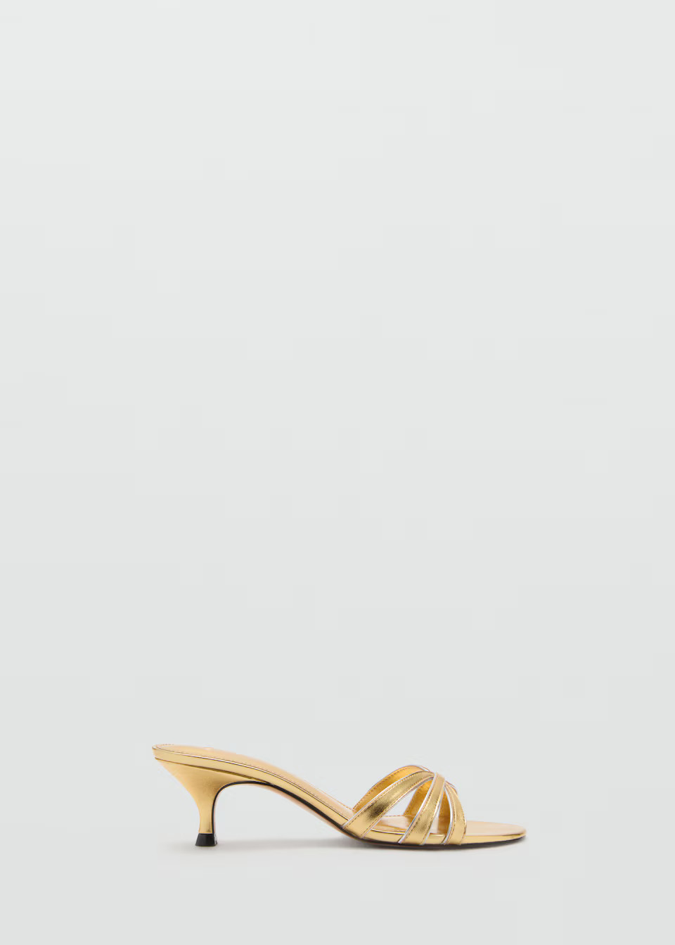 MANGO, Kitten Heel Sandals With Straps - Women | Mango United Kingdom
