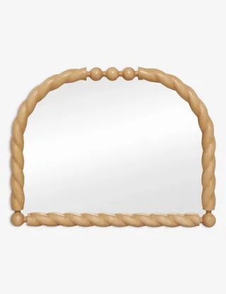 Braided Mantel Mirror by Sarah Sherman Samuel