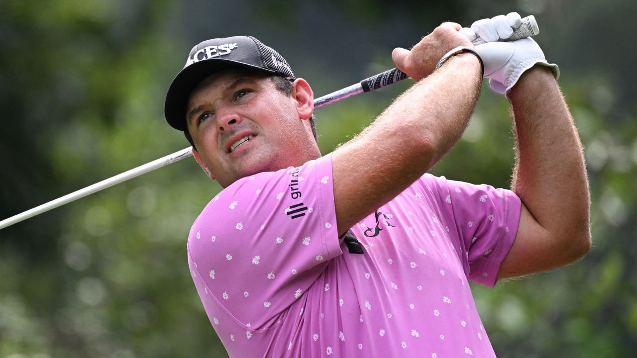 Patrick Reed takes a shot at the 2023 Hong Kong Open