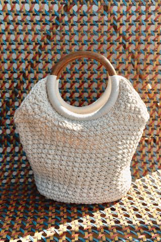 Macrame Bucket Bag