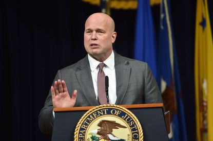 Acting Attorney General Matthew Whitaker