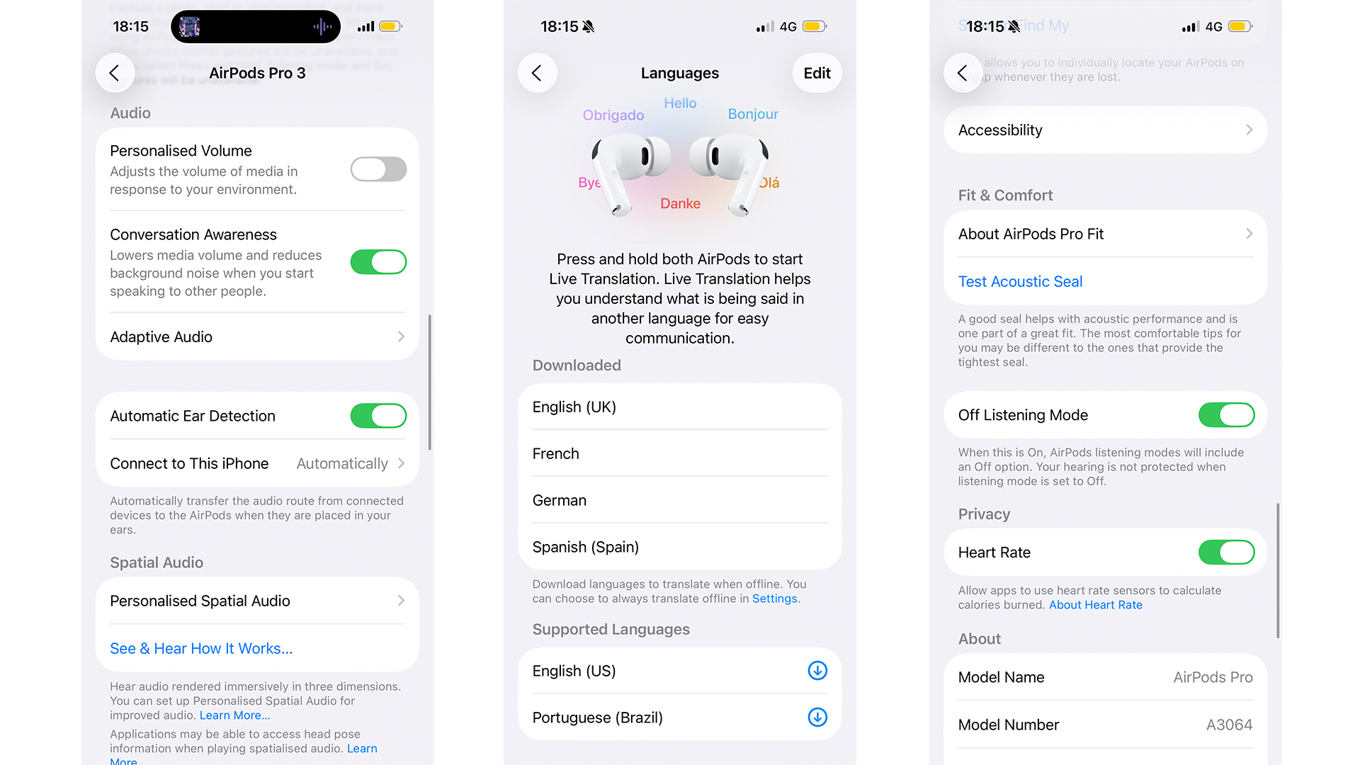 Apple AirPods Pro 3 wireless earbuds