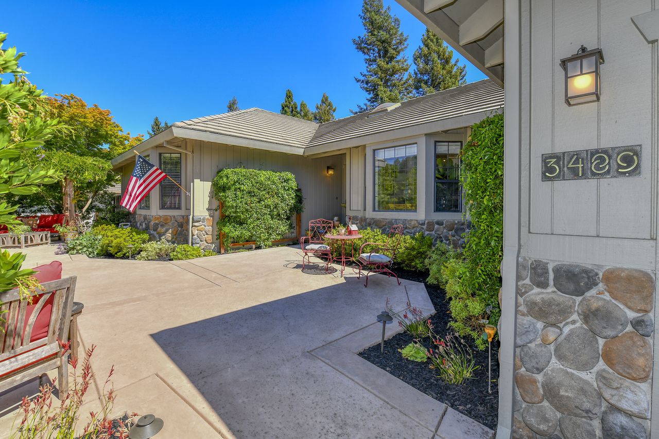 A home for sale in Napa, California.