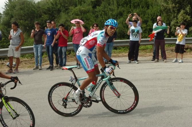 Jackson Rodriguez (Androni Giocattoli) was part of the early 7-man escape
