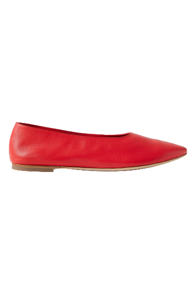 Staud, Alba Leather Ballet Flats