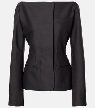 La Veste Spalla Wool and Silk Jacket