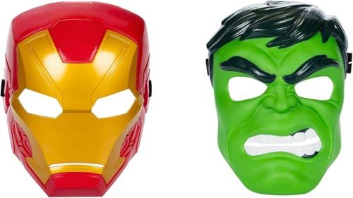Iron Man and Hulk Mask 2-Pack