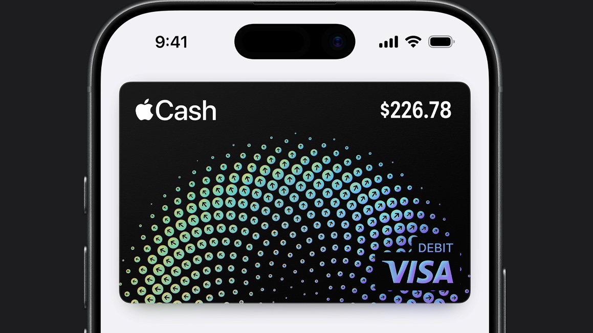 Apple Cash displayed on an iPhone screen