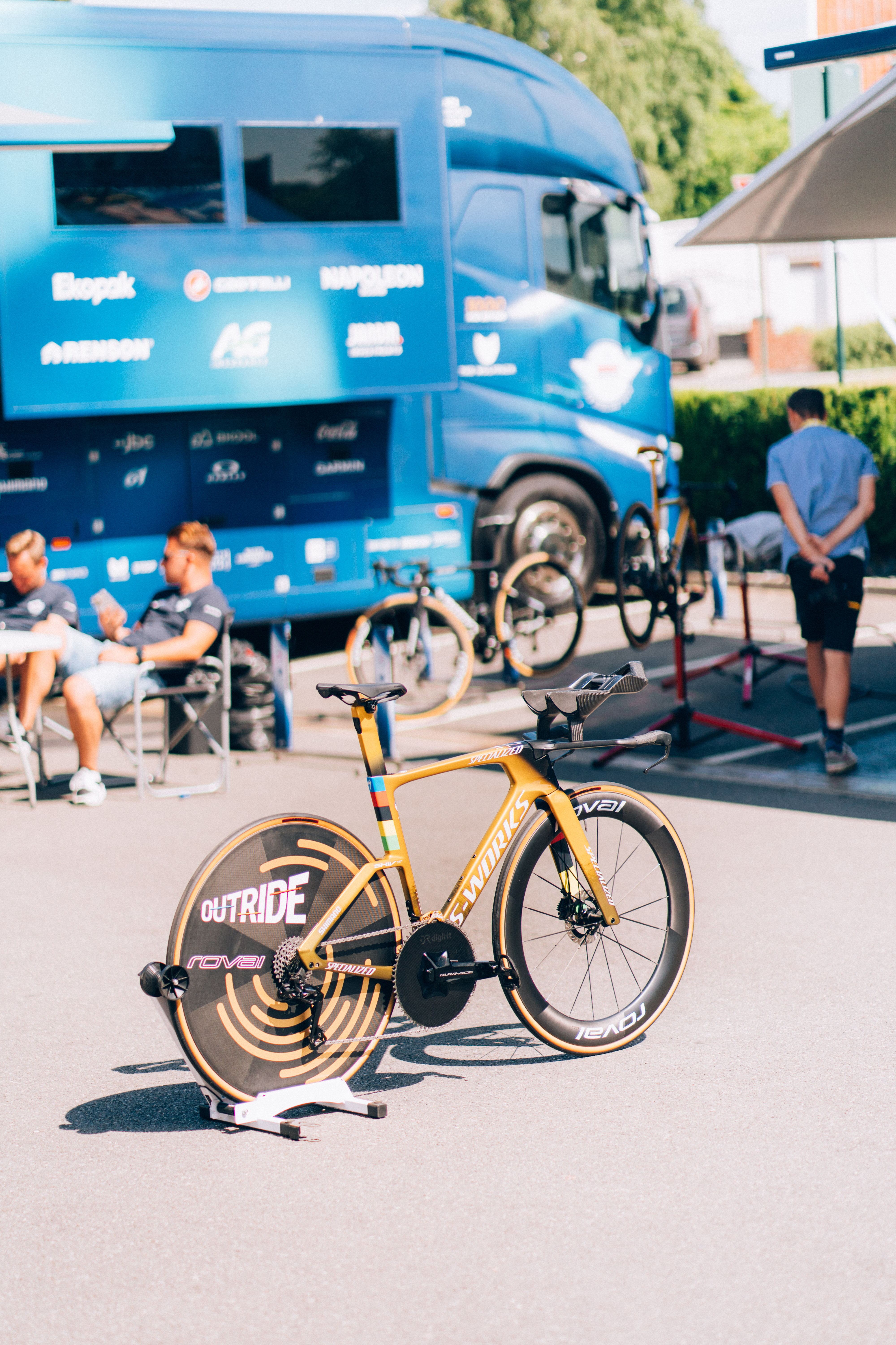 Remco Evenepoel's time trial bike