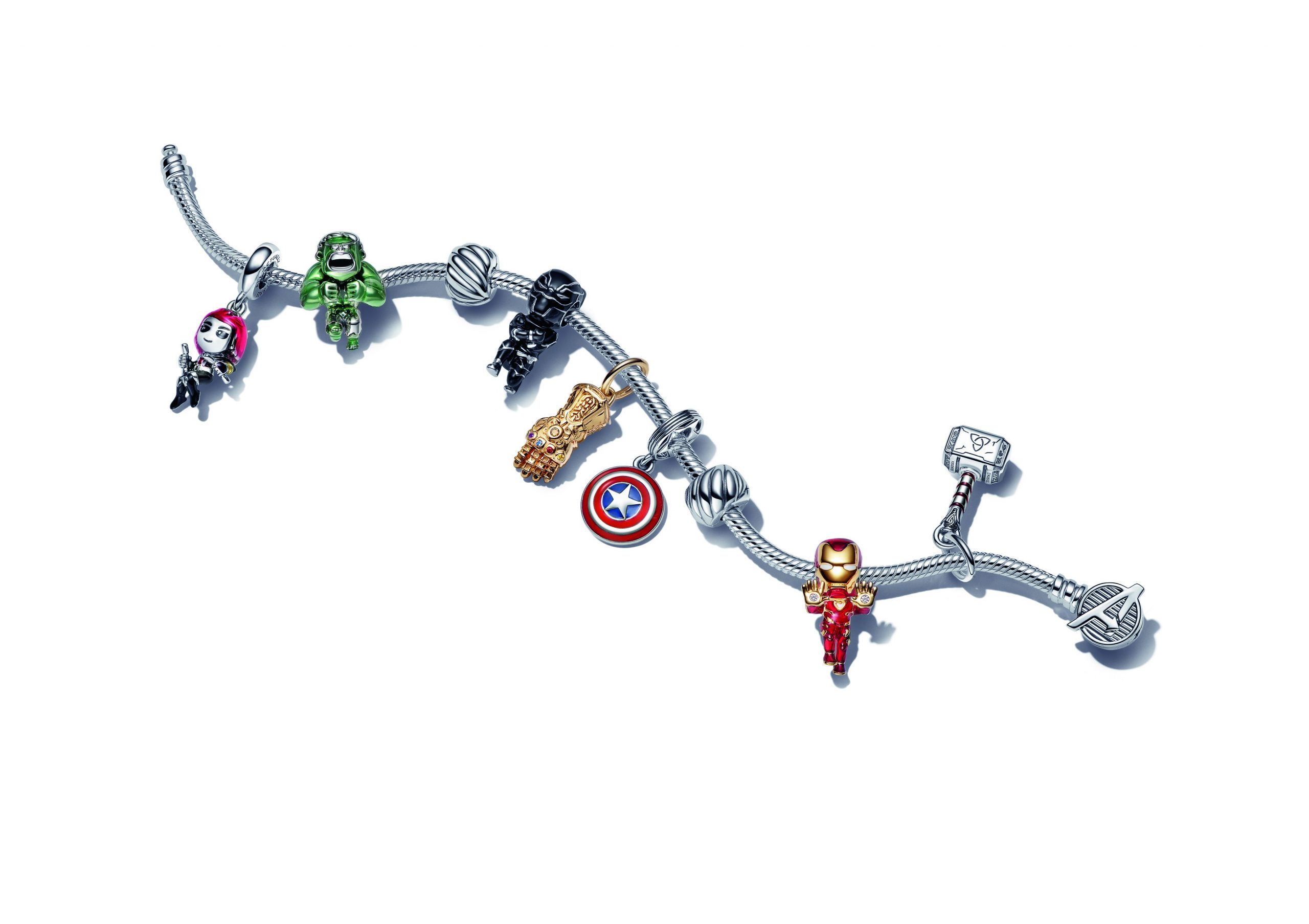 Pandora Moments Collection Dangle Charm Marvel Avengers Series S925