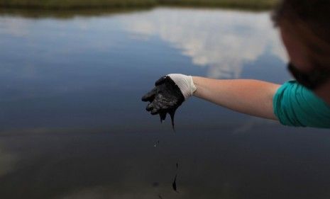 The chemical dispersant that was poured into the Gulf may have contributed to the oil blanket found on the ocean floor. 