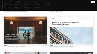 A selection of Squarespace's templates
