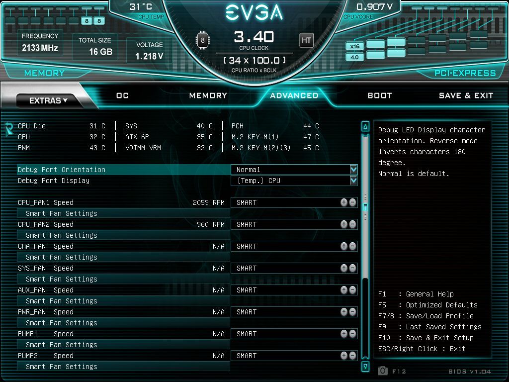 EVGA Z590 Dark - BIOS