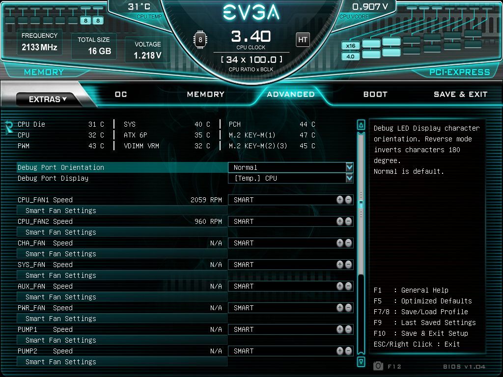 EVGA Z590 Dark - BIOS