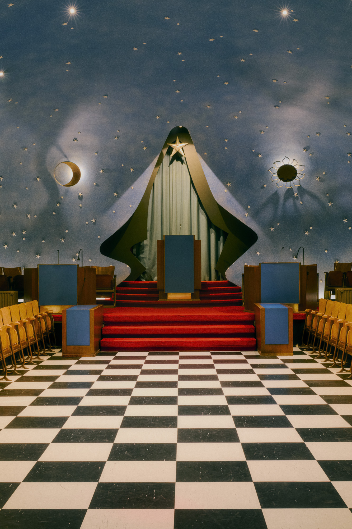belgian modernism, colourful spaces of the post war 20th century
