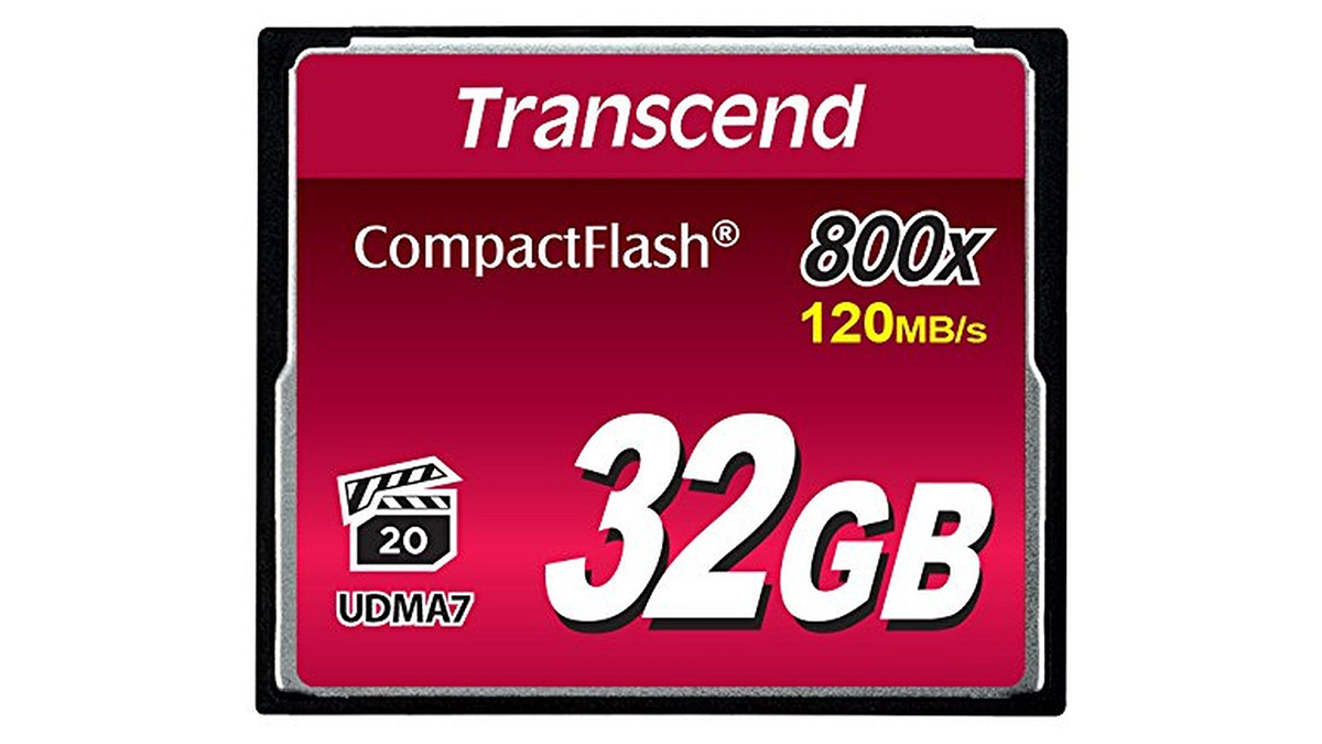 Best memory card: Transcend CompactFlash 800